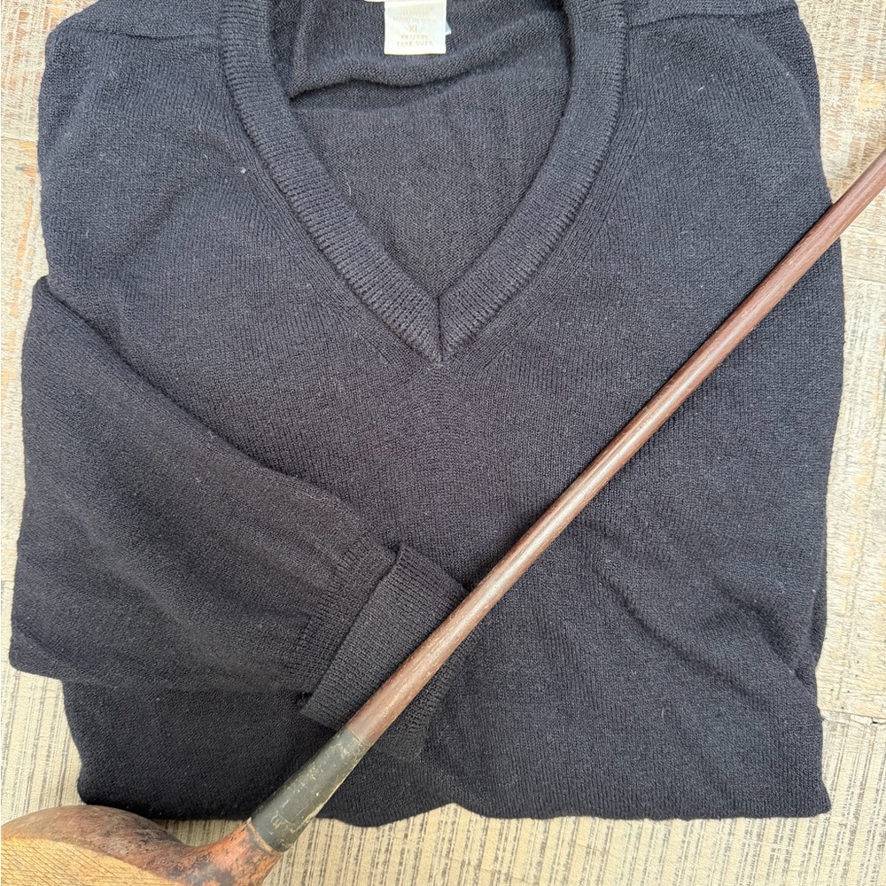 Vintage Arnold Palmer Acrylic Sweater | USA Made | V-Neck | Size XL